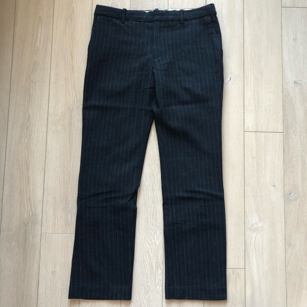 Uniqlo Ines de la Fressange Wool Blend Pinstripe Pants Size 6